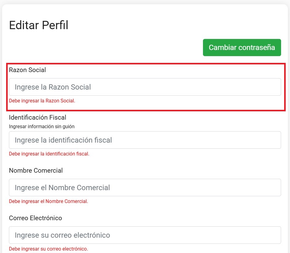 Razón social