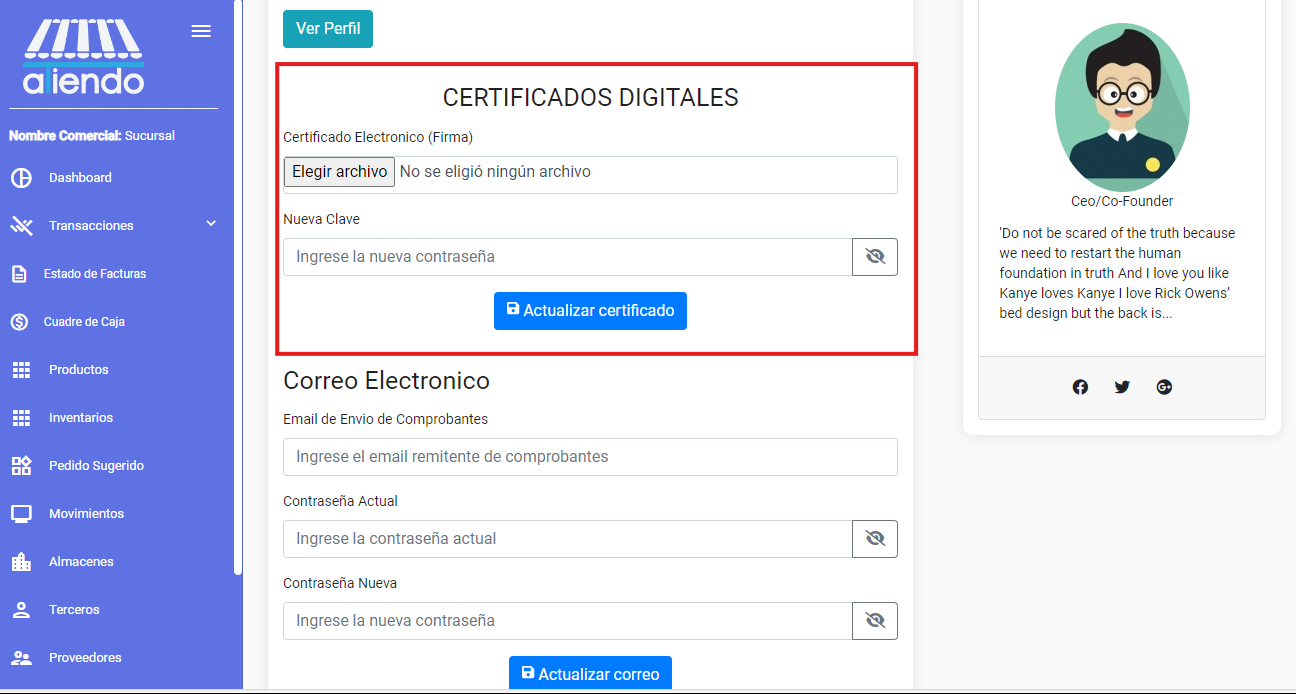 Certificado